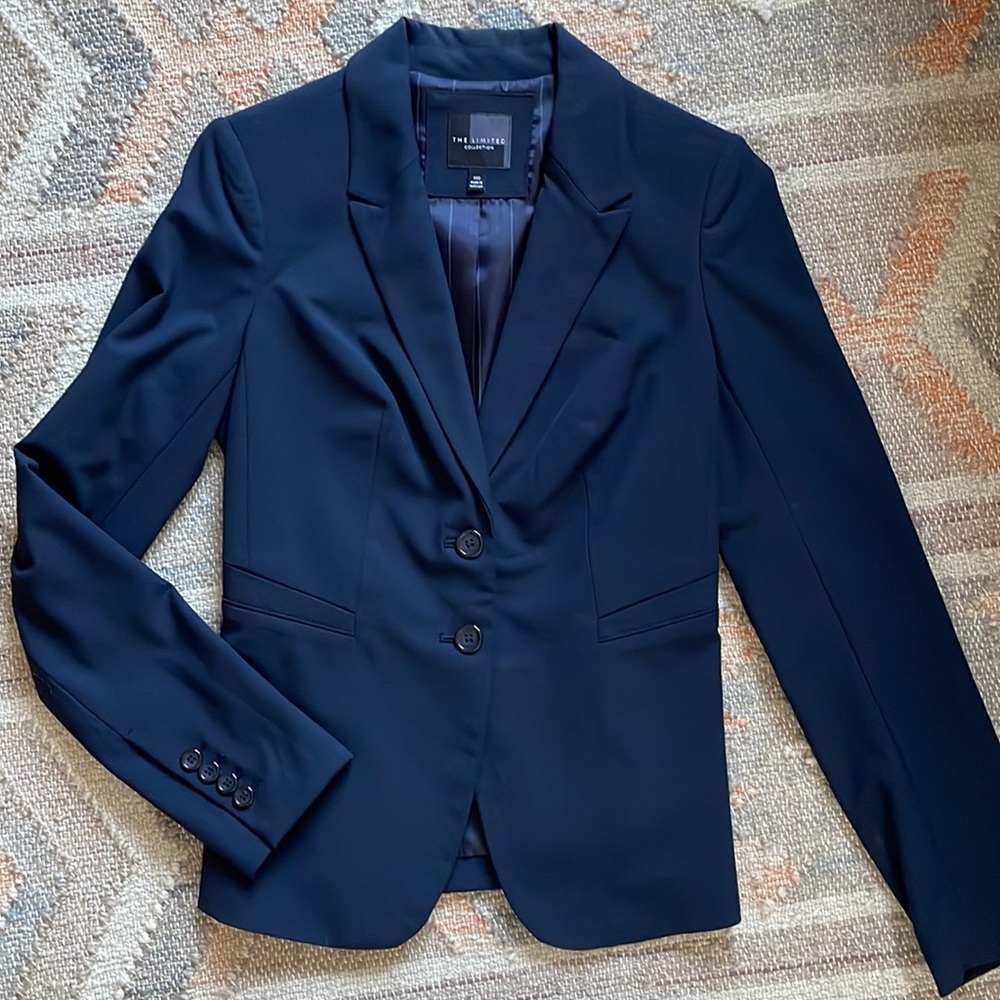 Navy Blue Suit Jacket